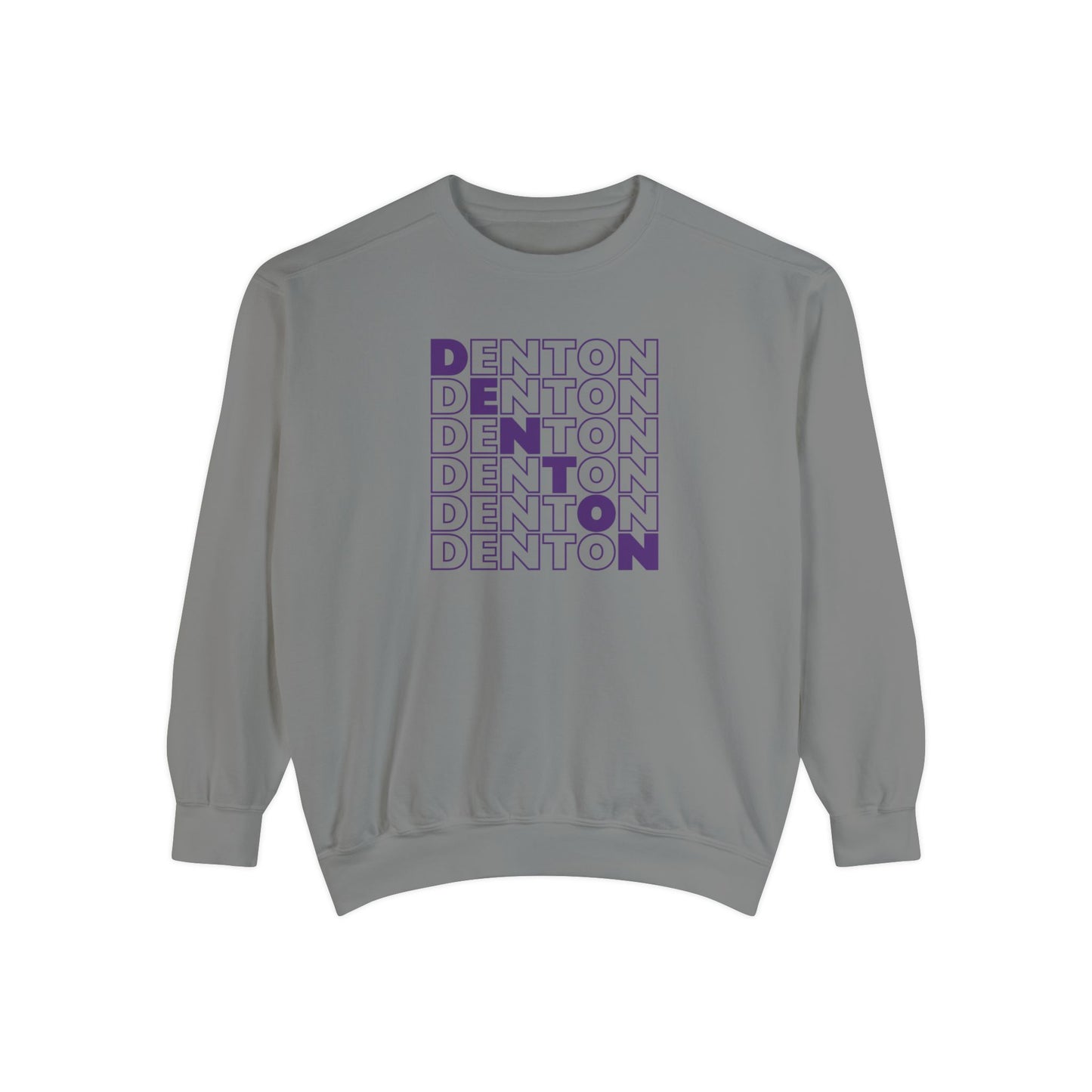 Premium Denton Repeat Sweatshirt - Comfort Colors