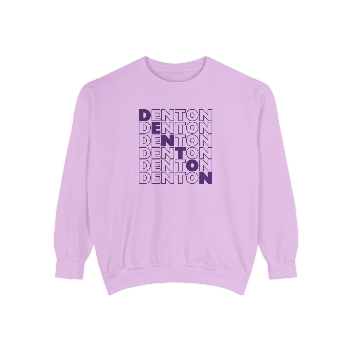 Premium Denton Repeat Sweatshirt - Comfort Colors