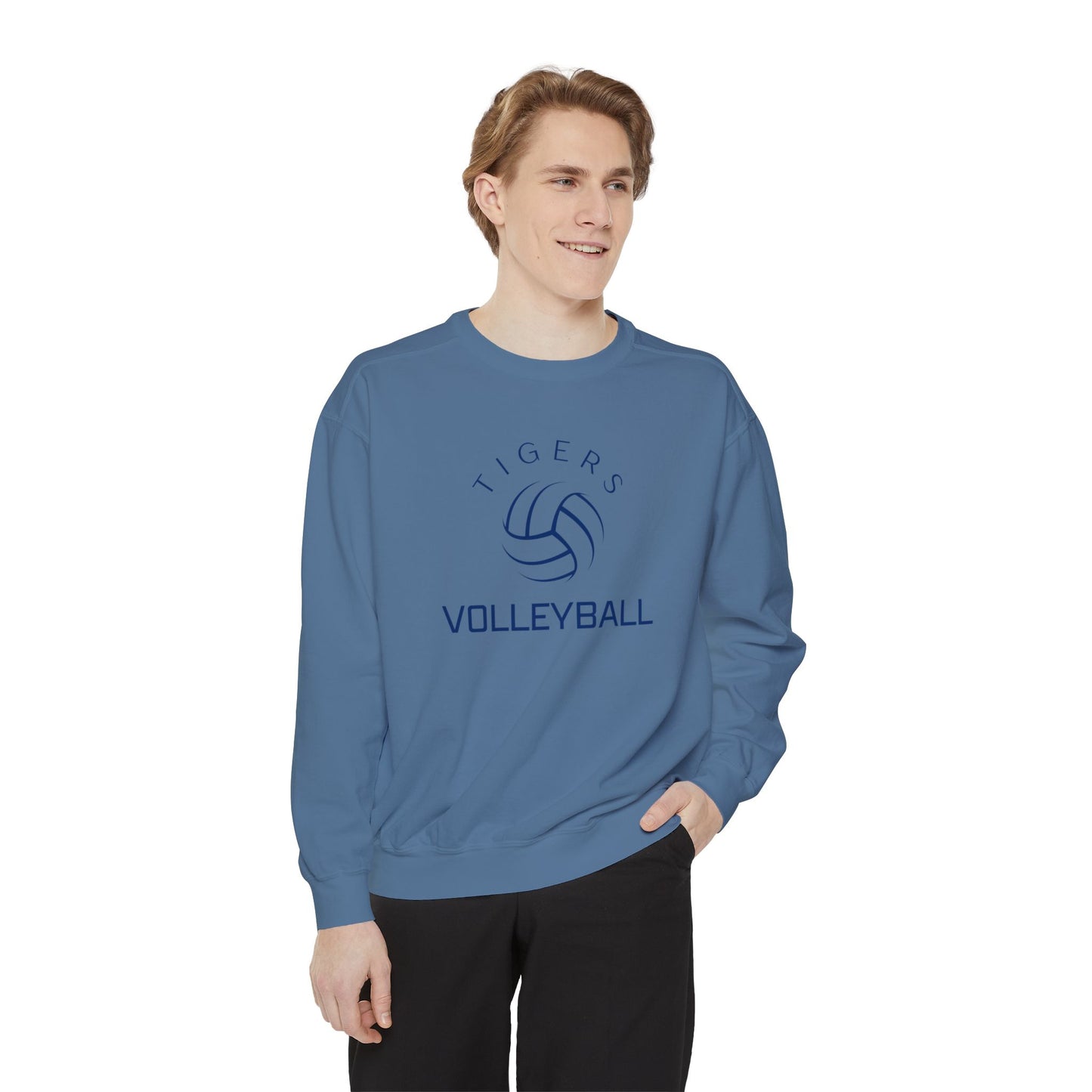 Premium Tigers Volleyball Sweatshirt - Comfort Colors