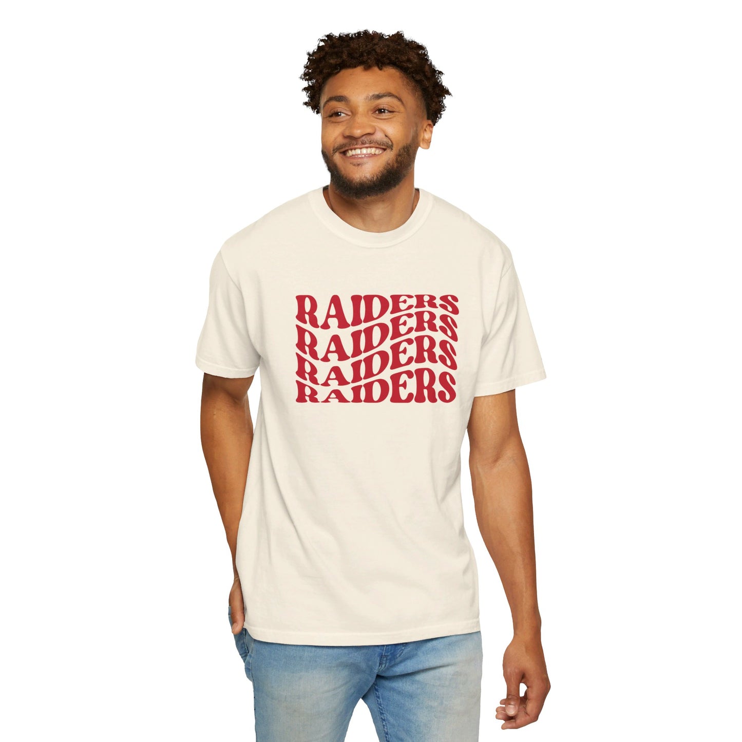 Raiders Wavy Tee - Comfort Colors