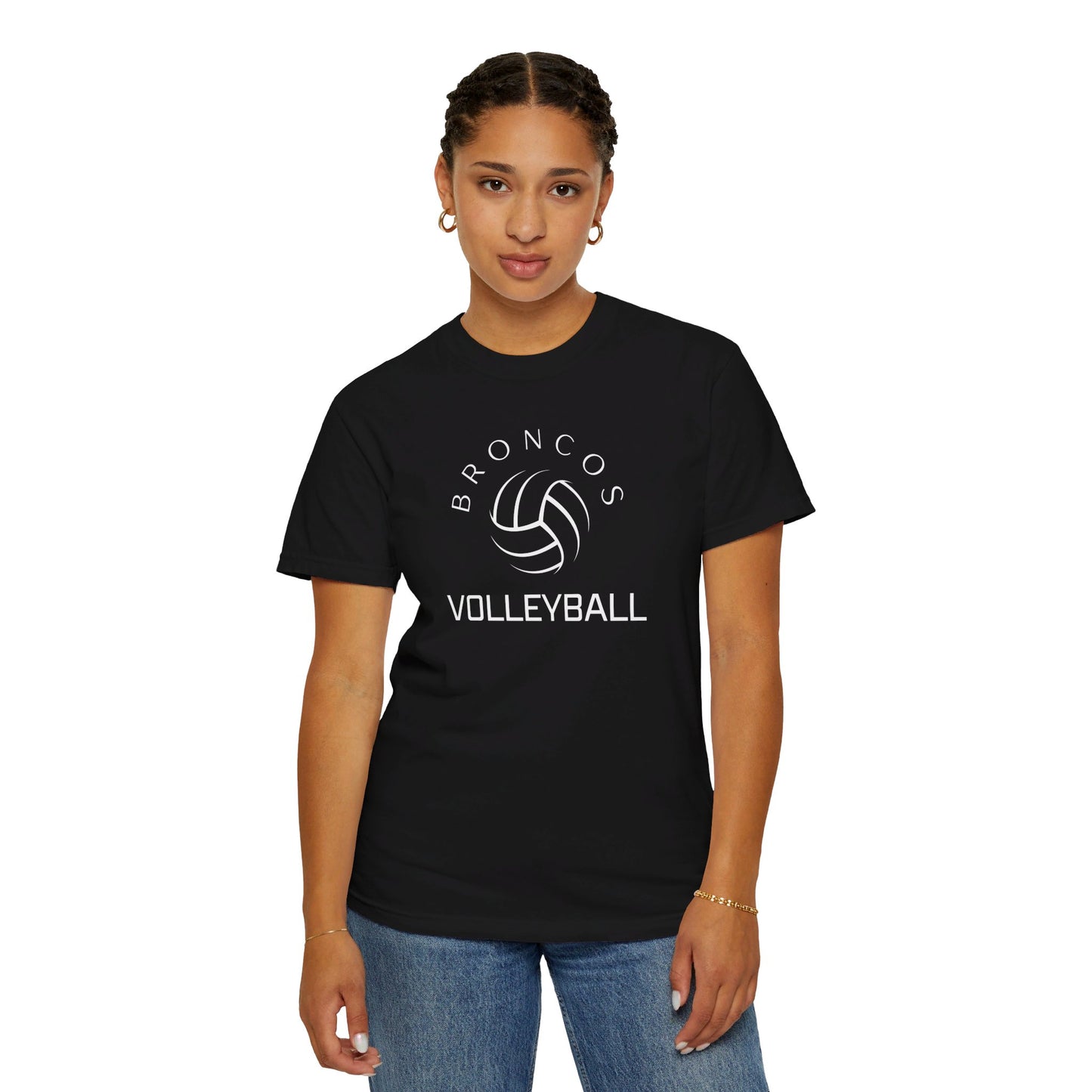 Broncos Volleyball Tee - Comfort Colors