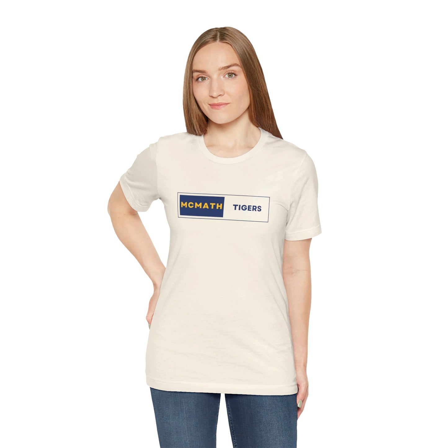 McMath Tigers Block Tee - Bella Canvas