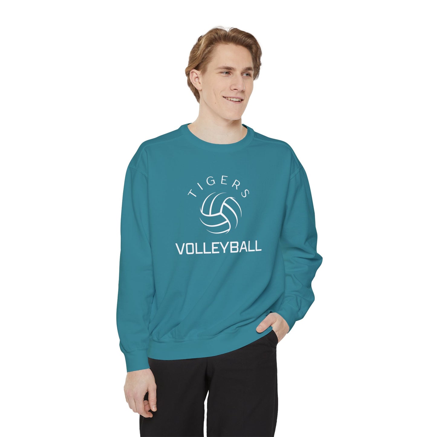 Premium Tigers Volleyball Sweatshirt - Comfort Colors