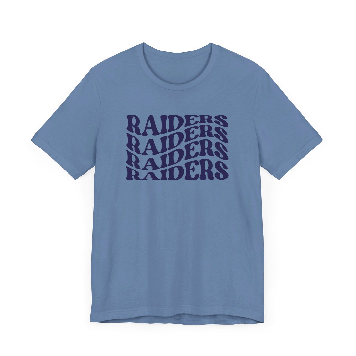 Raiders Wavy Tee - Bella Canvas