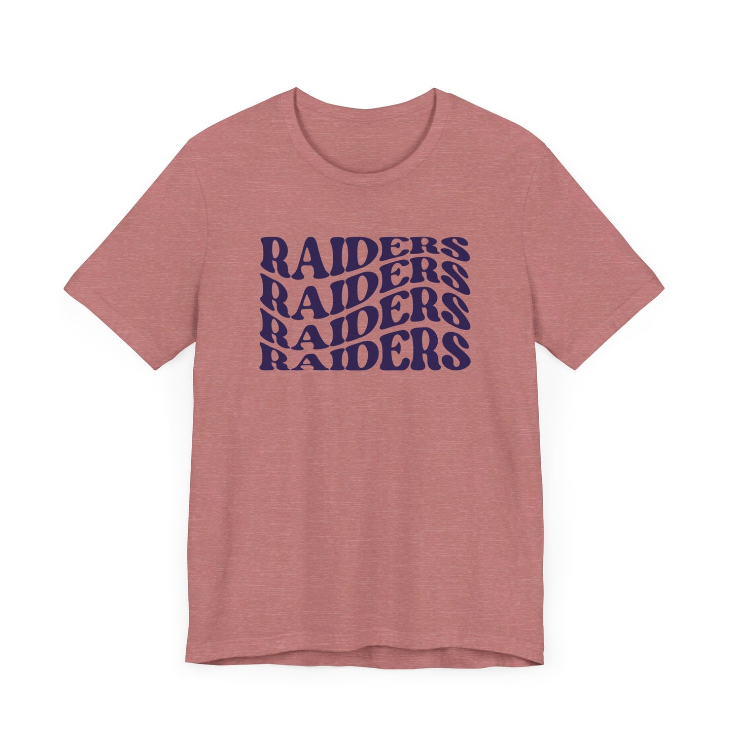 Raiders Wavy Tee - Bella Canvas