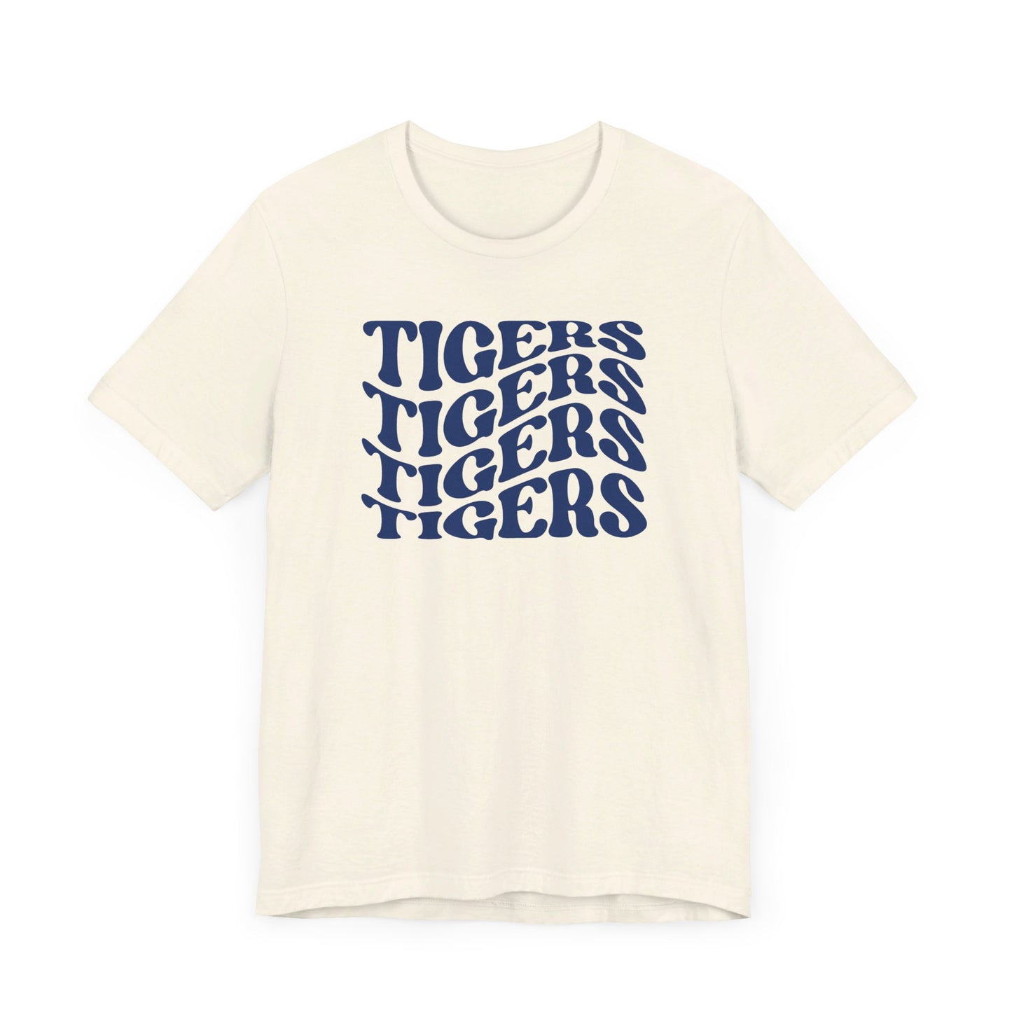 Tigers Wavy Tee - Bella Canvas