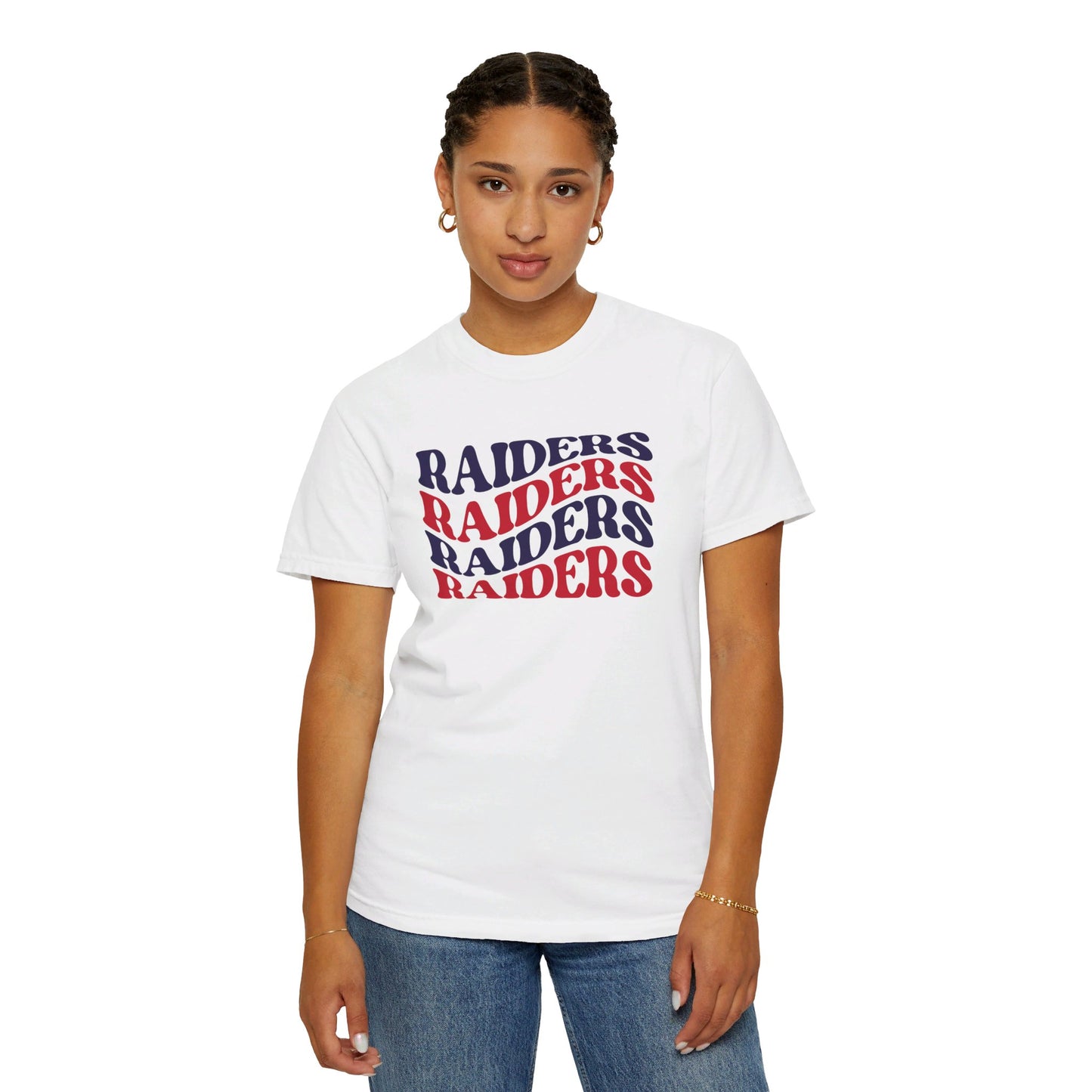 Raiders Wavy Tee - Comfort Colors