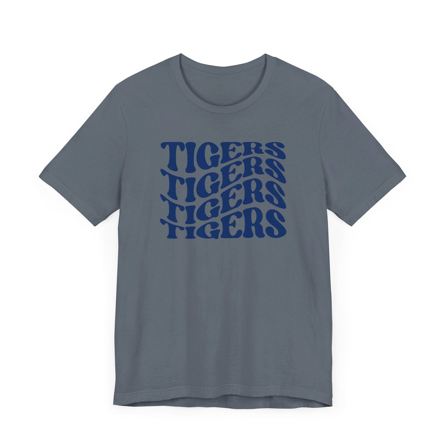 Tigers Wavy Tee - Bella Canvas