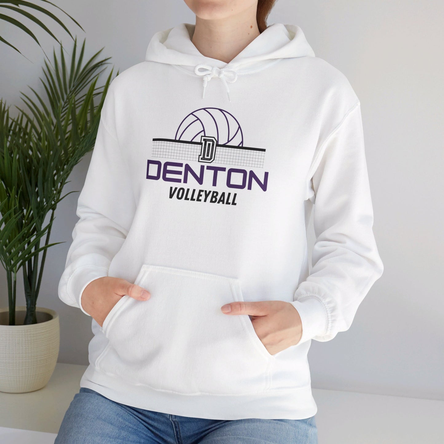 Denton Volleyball Net Hoodie