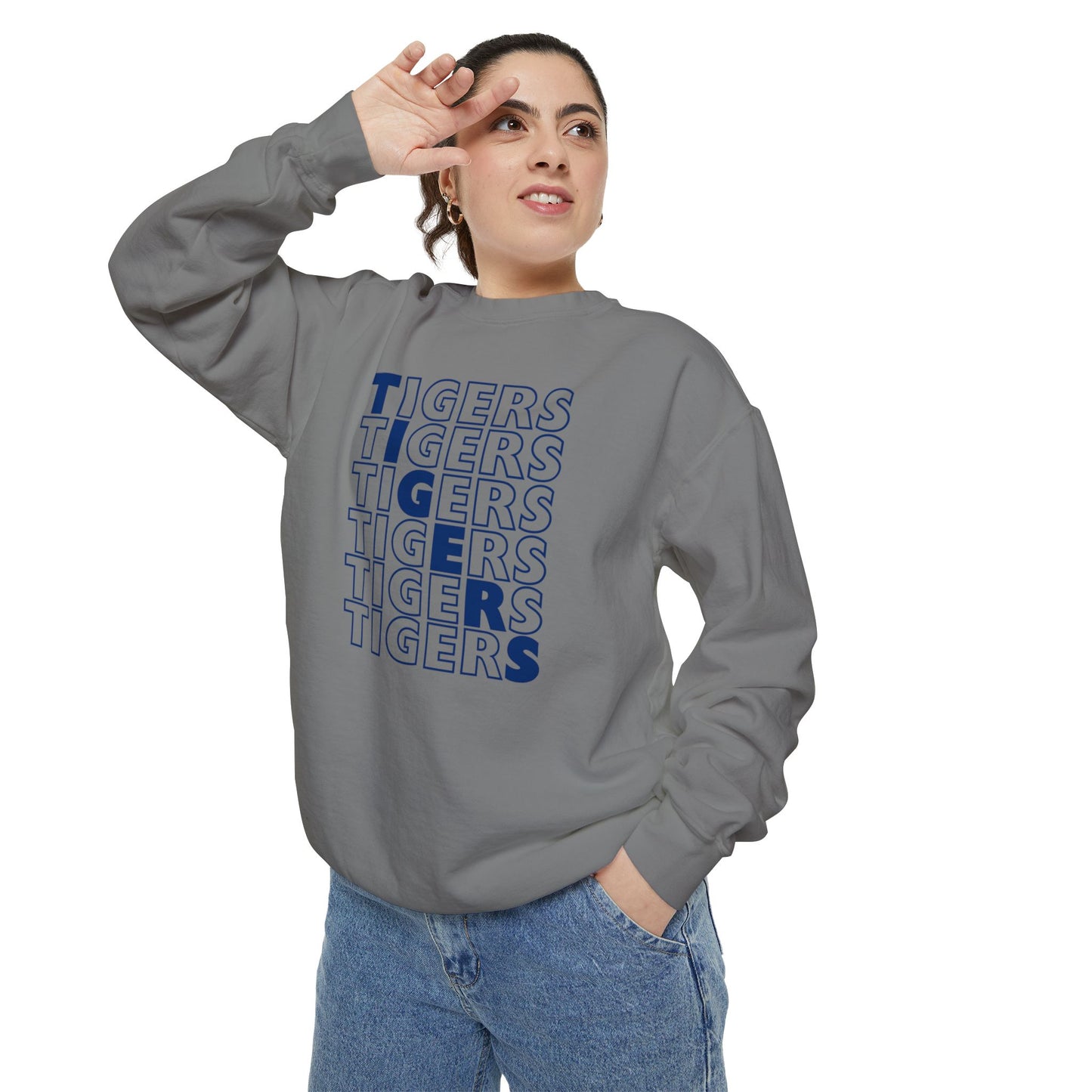 Premium Tigers Repeat Sweatshirt - Comfort Colors