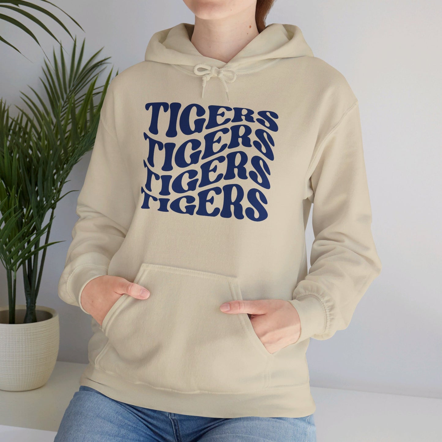 Tigers Wavy Hoodie