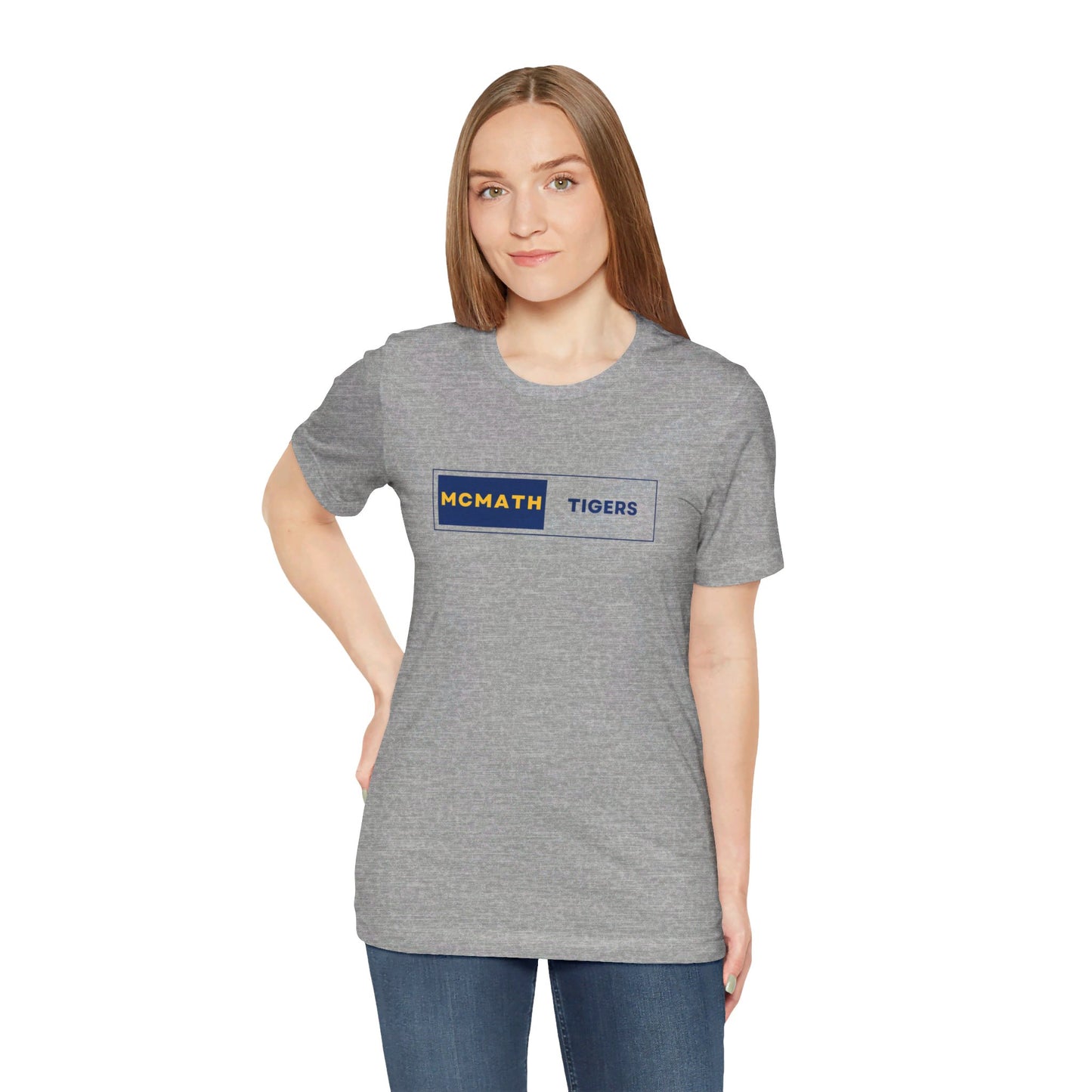 McMath Tigers Block Tee - Bella Canvas